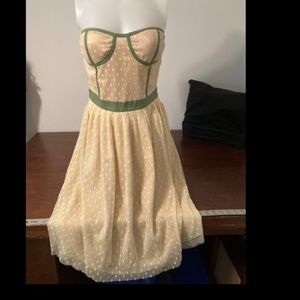 Champagne tulle dress